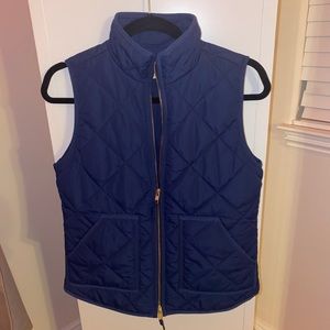 J Crew double zipper vest